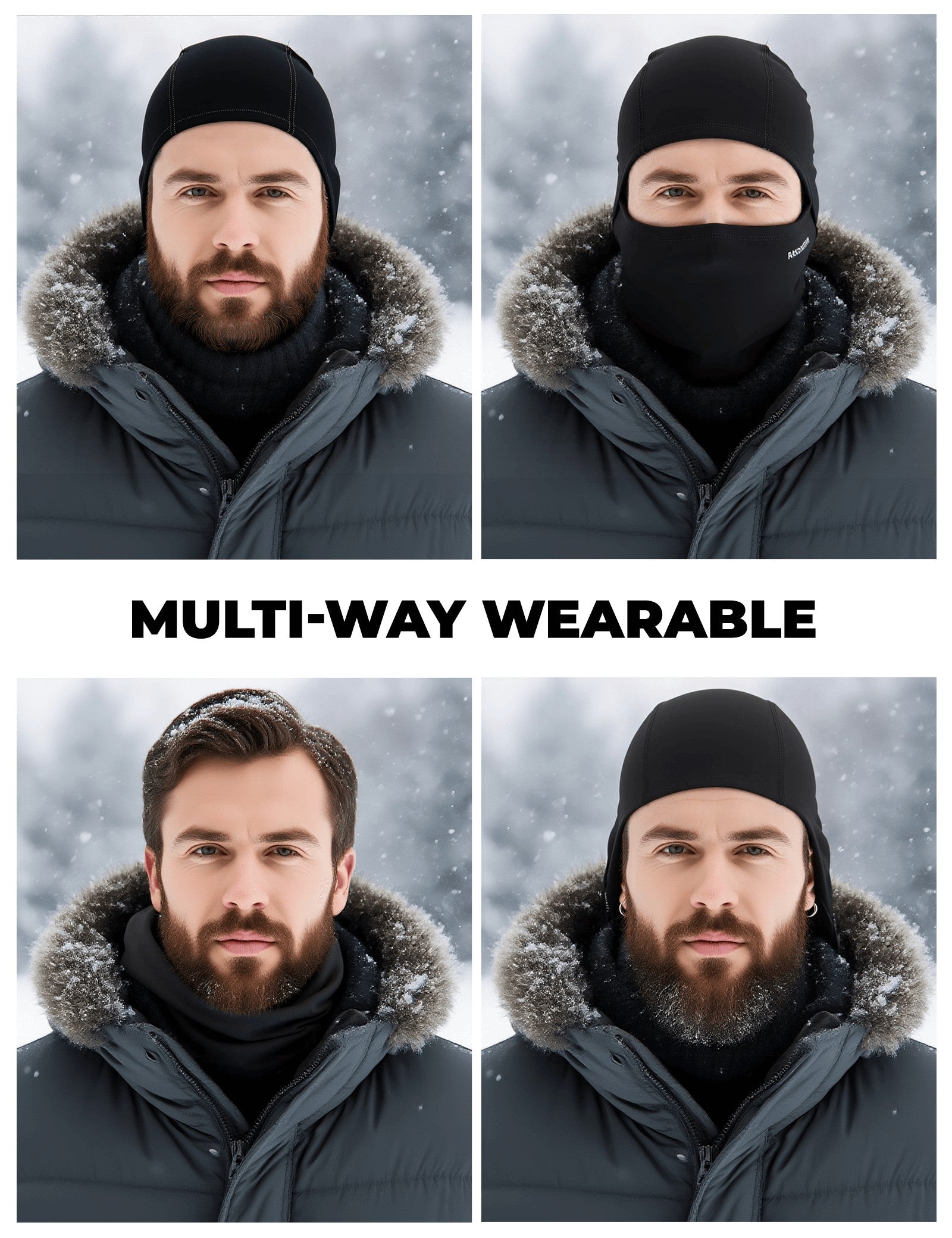 Winter Fleece Balaclava Set – 2 Pieces